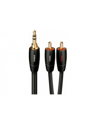 AUDIOQUEST TOWER JACK 3,5mm -2xRCA 0,6MT