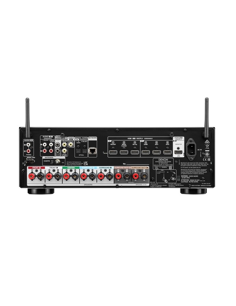 DENON AVR-X1800H DAB BLACK